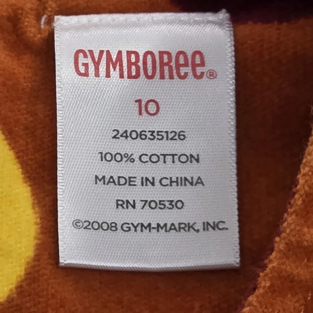 Girls Vintage Gymboree Polka Dot Pinafore Jumper Dress & Matching Shirt Size 10